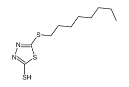 5-octylsulfanyl-3H-1,3,4-thiadiazole-2-thione Structure