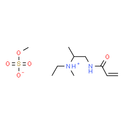 ethylmethyl[[[(1-oxoallyl)amino]methyl]ethyl]ammonium methyl sulphate Structure