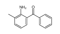 2-Amino-3-methylbenzophenone Structure