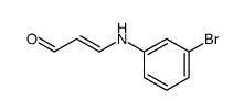 β-(m-Bromanilino)acrolein Structure