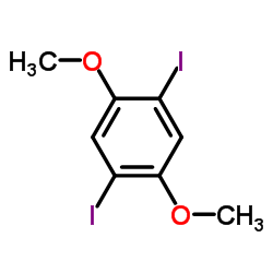 1,4-Diiodo-2,5-dimethoxybenzene structure