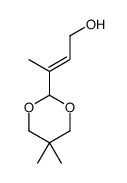 3-(5,5-Dimethyl-1,3-dioxan-2-yl)-2-buten-1-ol结构式
