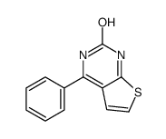 4-Phenyl-thieno[2,3-d]pyrimidin-2-ol structure