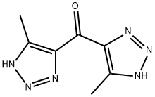 Bis(5-methyl-1H-1,2,3-triazol-4-yl) ketone结构式