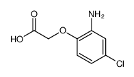 2-(2-amino-4-chlorophenoxy)acetic acid结构式