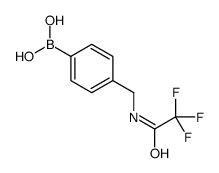 [4-[[(2,2,2-trifluoroacetyl)amino]methyl]phenyl]boronic acid结构式