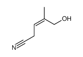 4-Hydroxy-3-methyl-2-butenecarbonitrile结构式