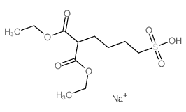 5,5-bis(ethoxycarbonyl)pentane-1-sulfonic acid结构式