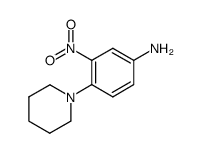 3-NITRO-4-PIPERIDIN-1-YL-PHENYLAMINE结构式