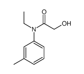 N-ethyl-2-hydroxy-N-(3-methylphenyl)acetamide Structure