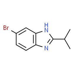 1H-Benzimidazole, 6-bromo-2-(1-Methylethyl)-结构式