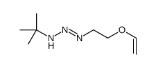 N-(2-ethenoxyethyldiazenyl)-2-methylpropan-2-amine结构式