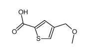 4-(甲氧基甲基)噻吩-2-羧酸结构式