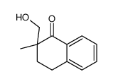 2-(hydroxymethyl)-2-methyl-3,4-dihydronaphthalen-1-one结构式