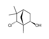 2-endo-Chloro-6-exo-hydroxy-1,3,3-trimethylbicyclo[2.2.1]heptan结构式