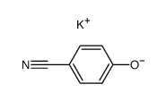 potassium 4-cyanophenolate结构式