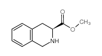 L-1,2,3,4-Tetrahydroisoquinoline-3-carboxylic acid methyl ester hydrochloride structure