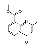 2-methyl-4-oxo-4H-pyrido[1,2-a]pyrimidine-9-carboxylic acid methyl ester结构式