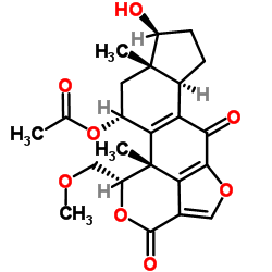 17β-hydroxy Wortmannin结构式
