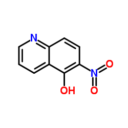 6-Nitro-5-quinolinol Structure