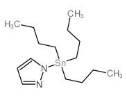 1H-Pyrazole,1-(tributylstannyl)- Structure