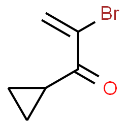 2-Propen-1-one, 2-bromo-1-cyclopropyl- (9CI) structure