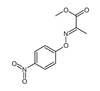 methyl 2-(4-nitrophenoxy)iminopropanoate Structure