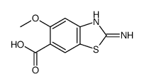 6-Benzothiazolecarboxylicacid,2-amino-5-methoxy-(9CI)结构式