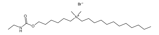 Dodecyl-(6-ethylcarbamoyloxy-hexyl)-dimethyl-ammonium; bromide结构式