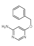 6-phenylmethoxypyrimidin-4-amine structure