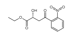 (2R)-2-hydroxy-4-(2-nitrophenyl)-4-oxobutyric acid ethyl ester Structure