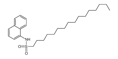 N-naphthalen-1-ylhexadecane-1-sulfonamide结构式