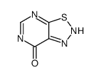 2H-thiadiazolo[5,4-d]pyrimidin-7-one结构式