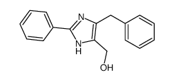 (5-benzyl-2-phenyl-1H-imidazol-4-yl)methanol结构式