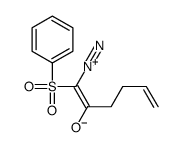 1-(benzenesulfonyl)-1-diazoniohexa-1,5-dien-2-olate Structure