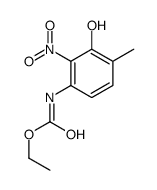 ethyl N-(3-hydroxy-4-methyl-2-nitrophenyl)carbamate结构式