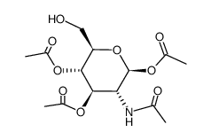 1,3,4-tri-O-acetyl-GlcNAc结构式