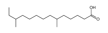 6,12-dimethyltetradecanoic acid结构式