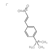 trimethyl-[4-[(E)-2-nitroethenyl]phenyl]azanium结构式