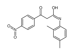 N-(2,4-Dimethylphenyl)-3-(4-nitrophenyl)-3-oxopropanamide Structure