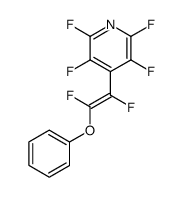 4-(1,2-difluoro-2-phenoxy-vinyl)-2,3,5,6-tetrafluoro-pyridine Structure