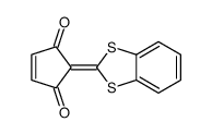 2-(1,3-benzodithiol-2-ylidene)cyclopent-4-ene-1,3-dione Structure