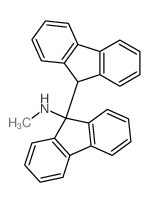 9-(9H-fluoren-9-yl)-N-methyl-fluoren-9-amine structure