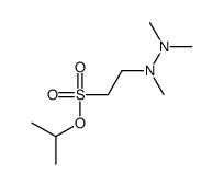 propan-2-yl 2-[dimethylamino(methyl)amino]ethanesulfonate结构式