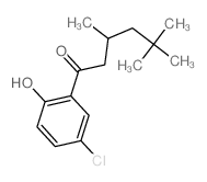 1-(5-chloro-2-hydroxy-phenyl)-3,5,5-trimethyl-hexan-1-one Structure