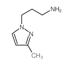 3-(3-METHYL-PYRAZOL-1-YL)-PROPYLAMINE Structure