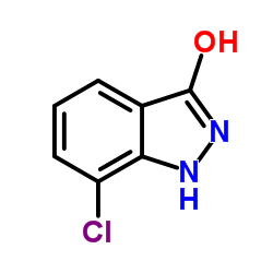 3-羟基-7-氯-1H-吲唑结构式