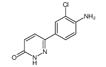 6-(4-Amino-3-chlorophenyl)pyridazin-3(2H)-one结构式