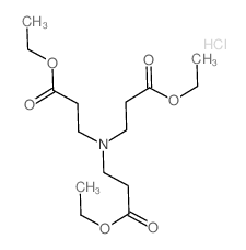 Propionic acid,3,3',3''-nitrilotri-, triethyl ester, hydrochloride (8CI)结构式