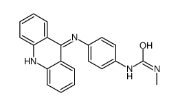 1-[4-(acridin-9-ylamino)phenyl]-3-methylurea结构式